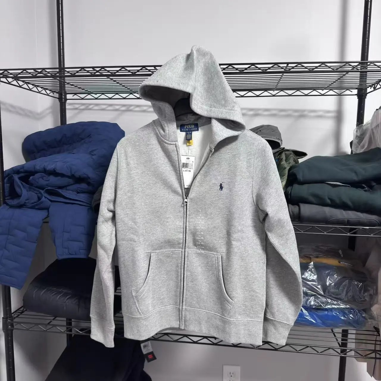 Ralph Lauren autumn and winter long sleeve zipper sweatshirt