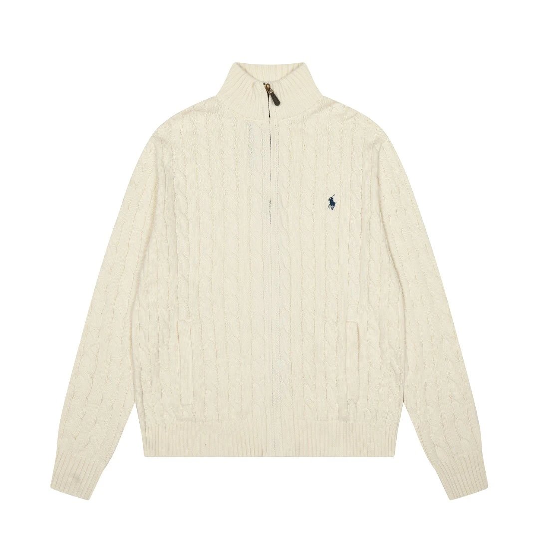Polo Ralph Lauren Ivory Cable Knit Cardigan