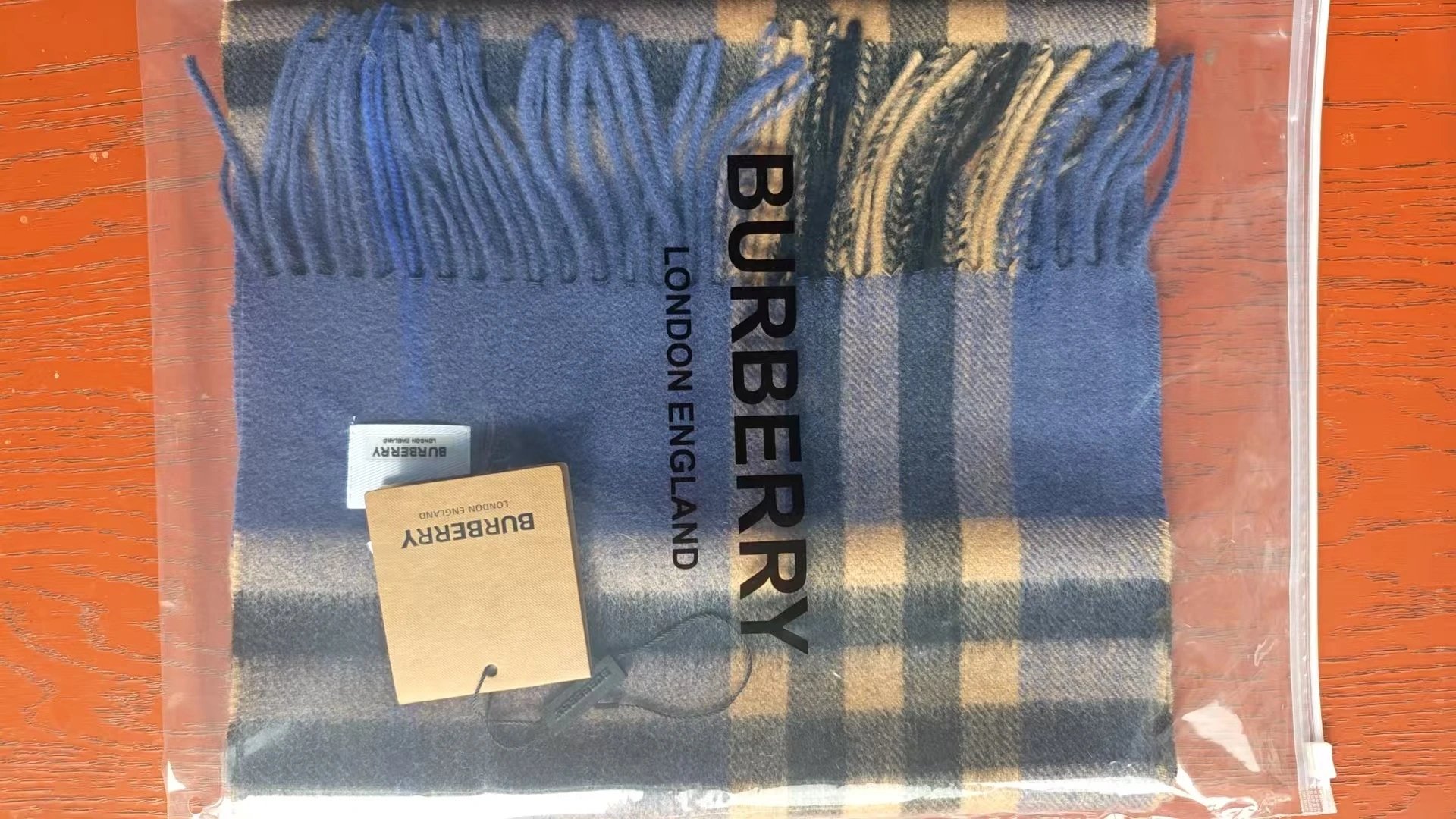 Burberry Blue Scarf