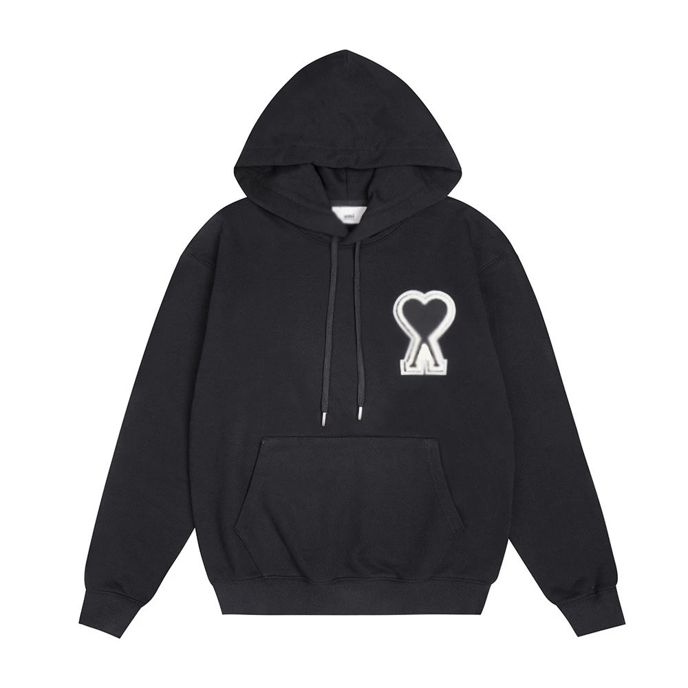 Ami Paris Black Hood