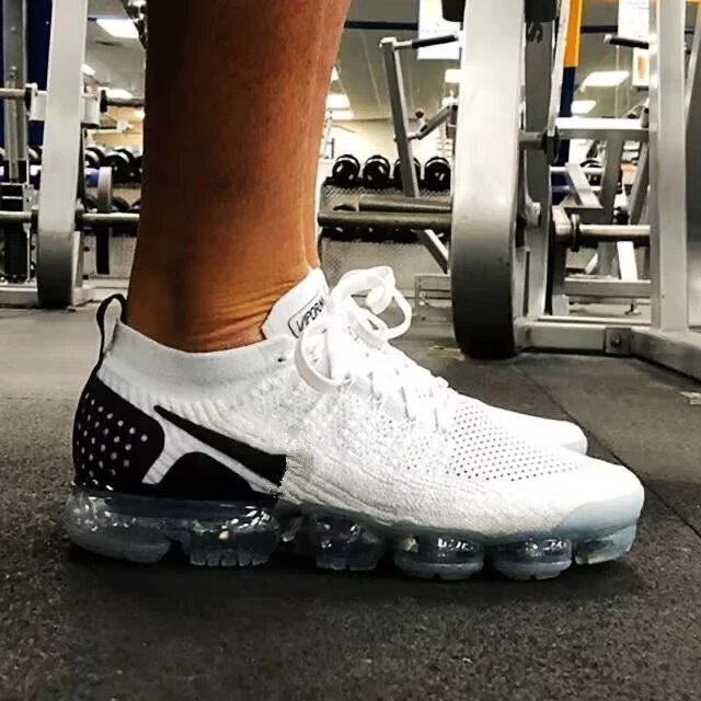 Nike Air VaporMax Black Teal Red Knit Running Shoes