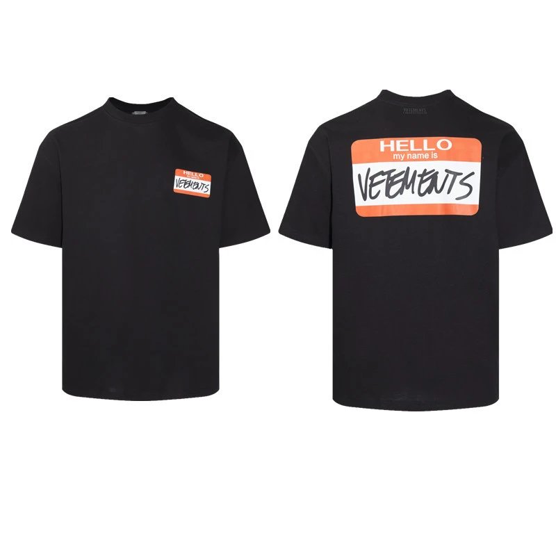 Vetements Black T-Sh