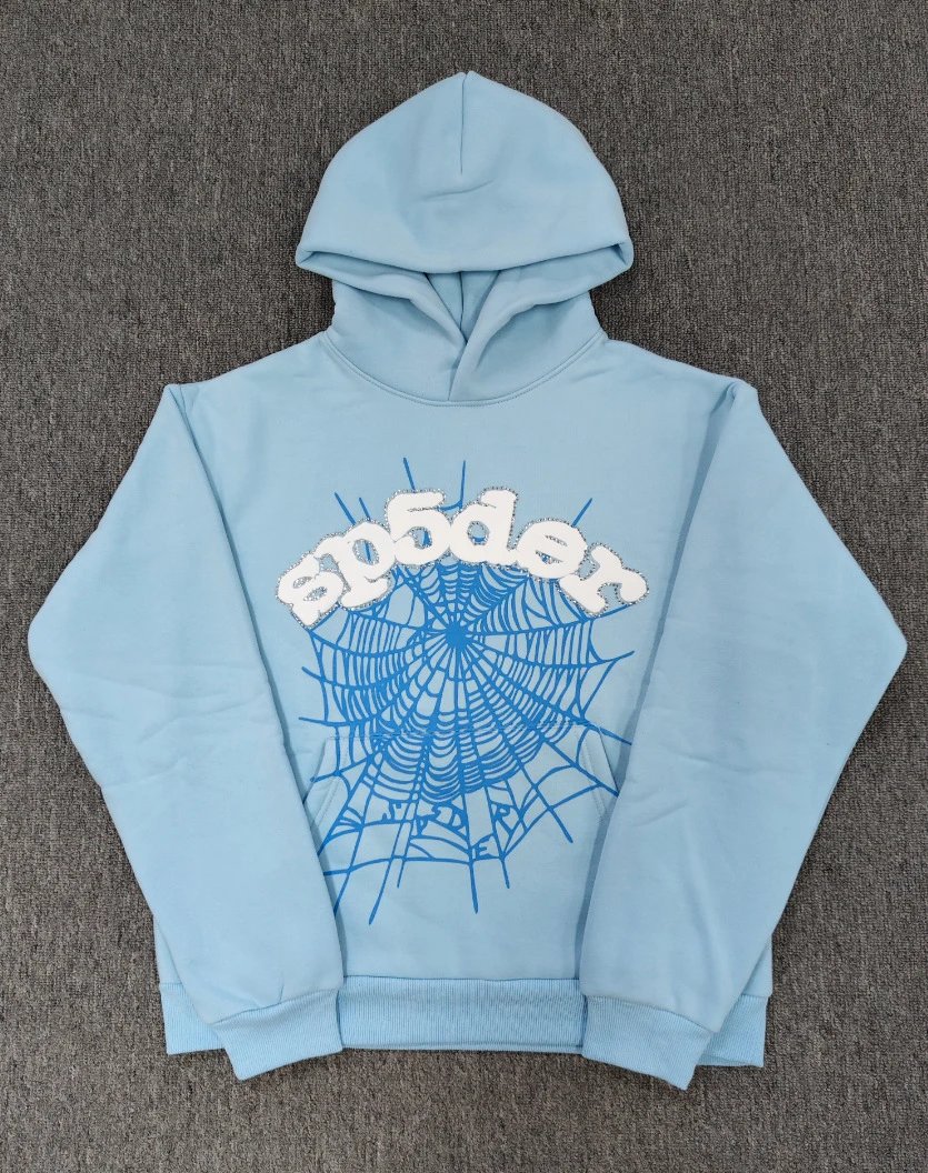 Spider Blue Hoodie