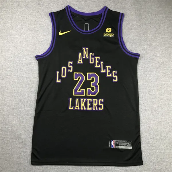 Nike Los Angeles Lakers City Edition Jersey Black - 1