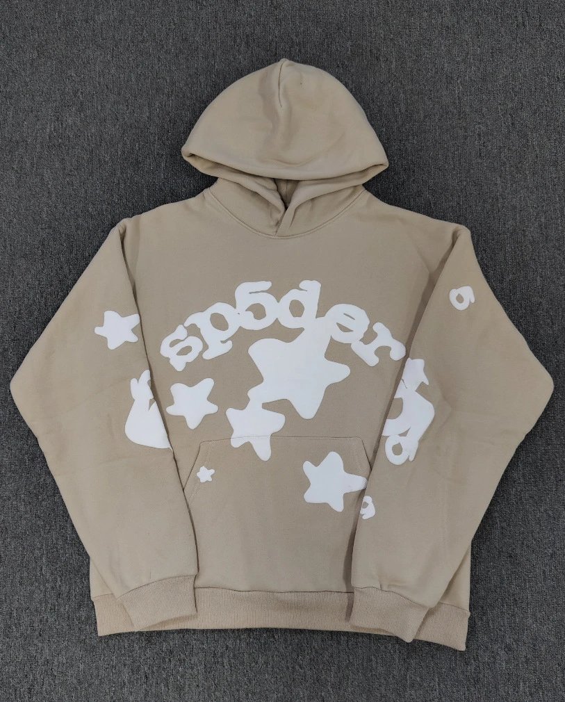 Spider Beige Hoodie
