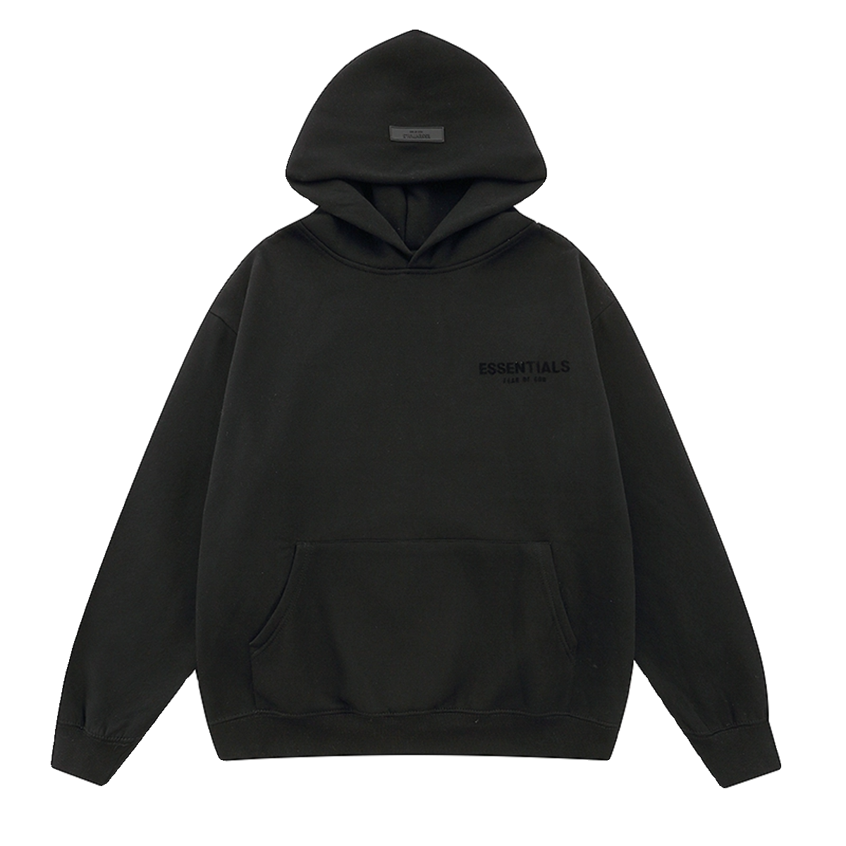 Essentials Hooded Sweatshirt Flocking Print photo 2