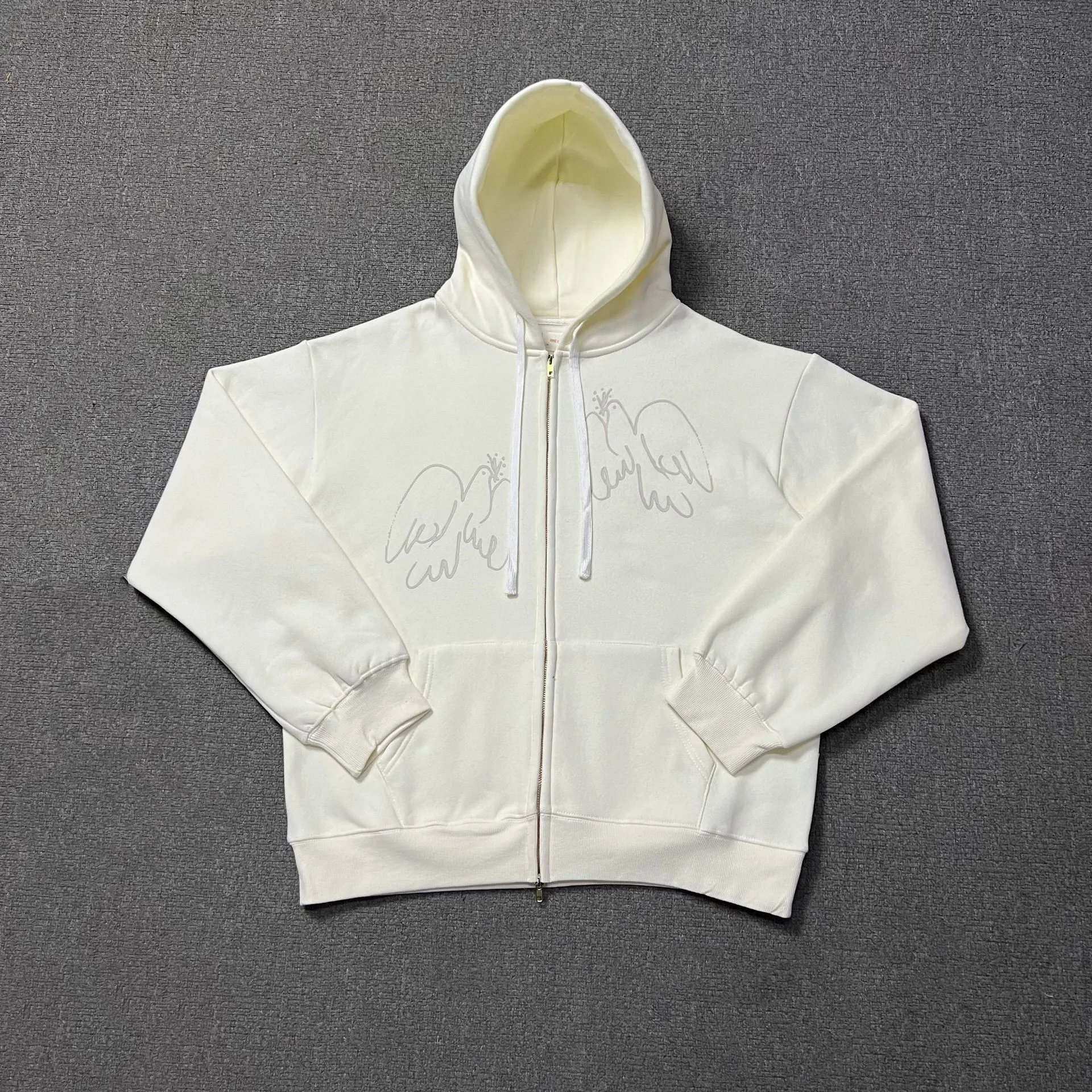 Palace White Hoodie