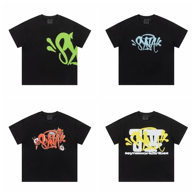 synaworld hip-hop loose T-shirt