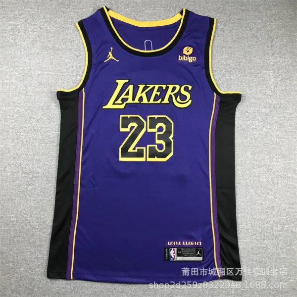 Air Jordan x Los Angeles Lakers LeBron James #23 Statement Edition Jersey - 1