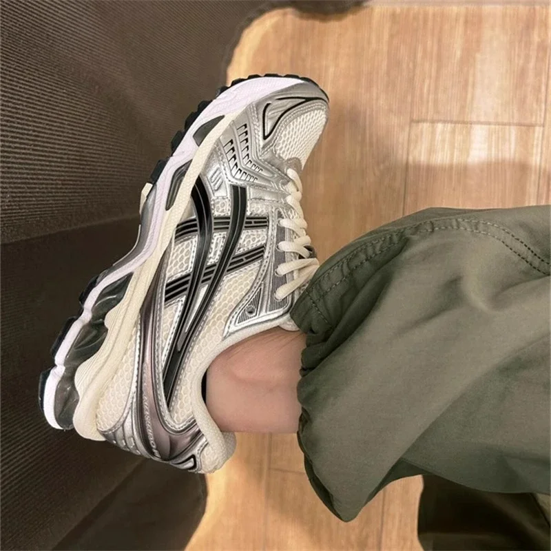 ASICS Silver Running Sneakers