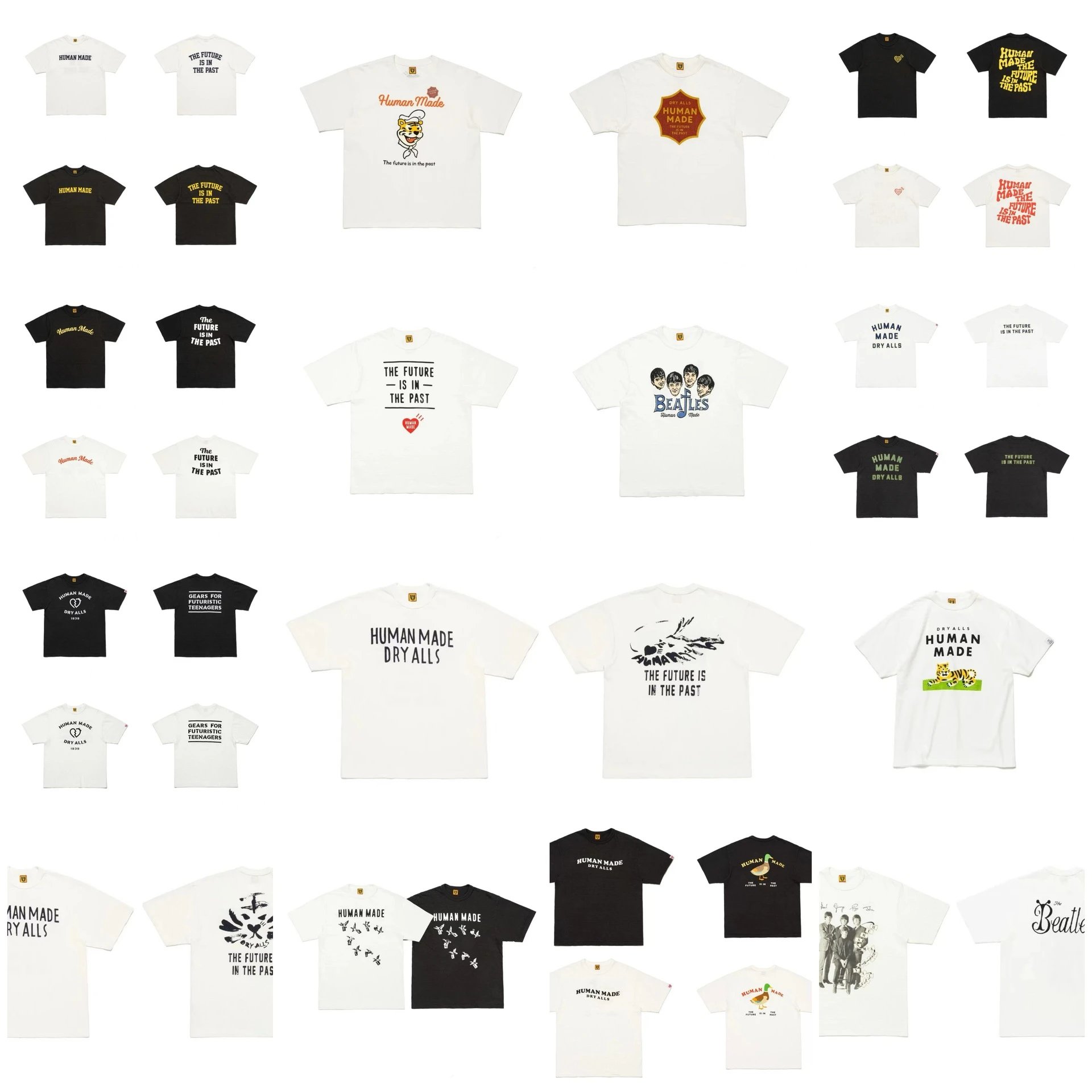Human Made Dry Alls White Graphic Tee