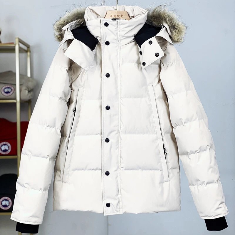 Canada Goose Expedition White Puffer Parka