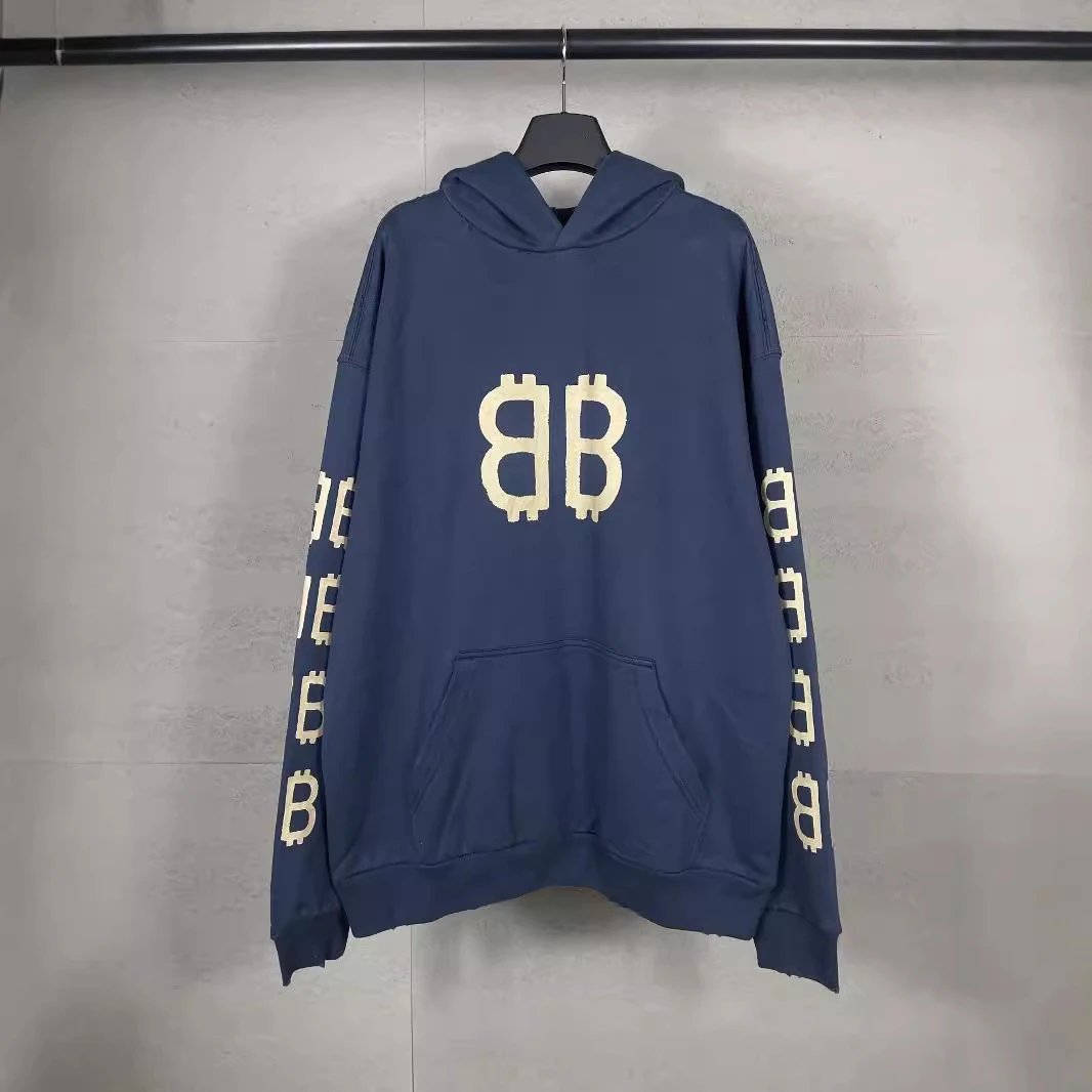 Bitcoin Blue Hoodie