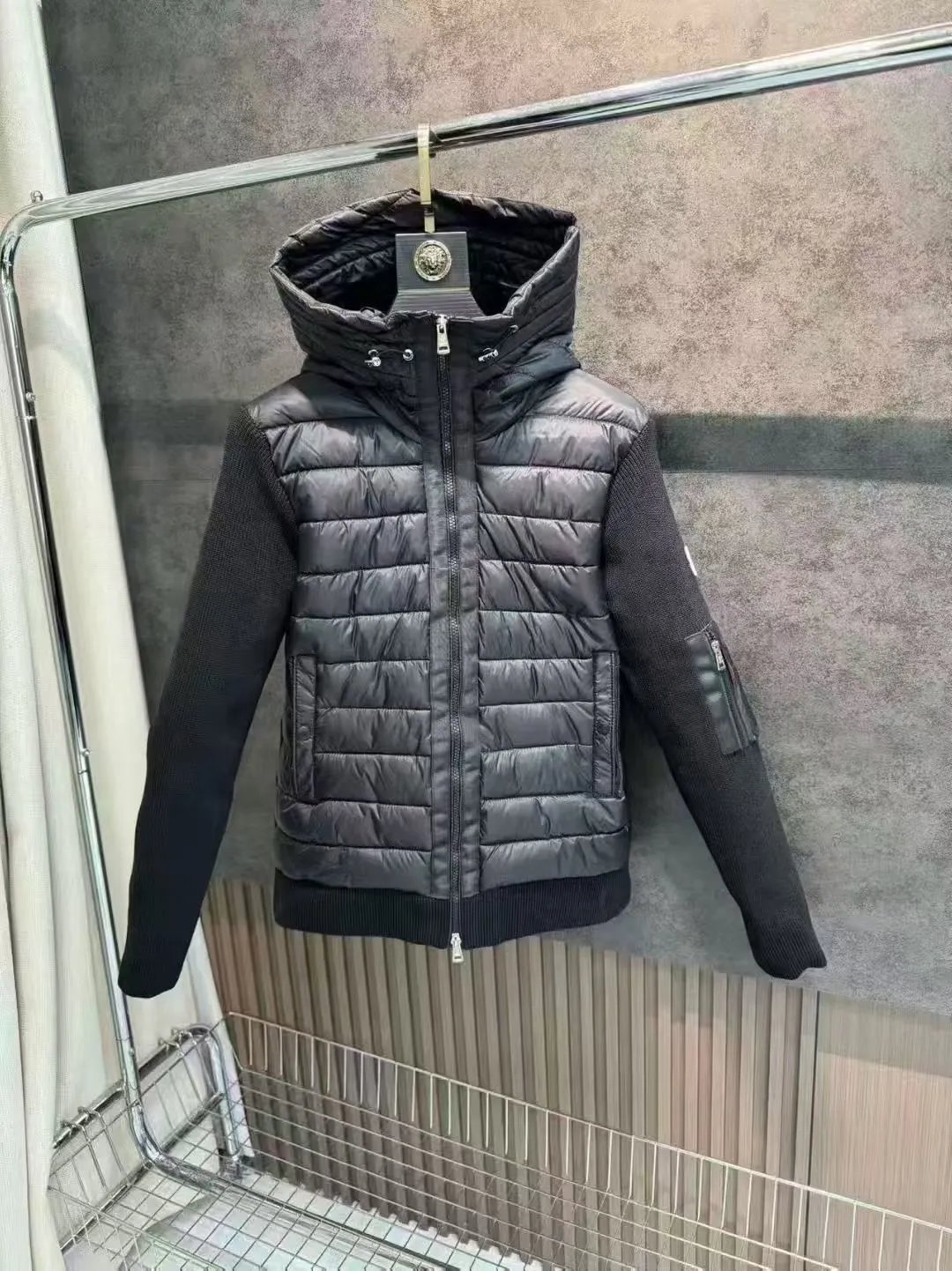 Moncler Men's Padded Fleece Hoodie