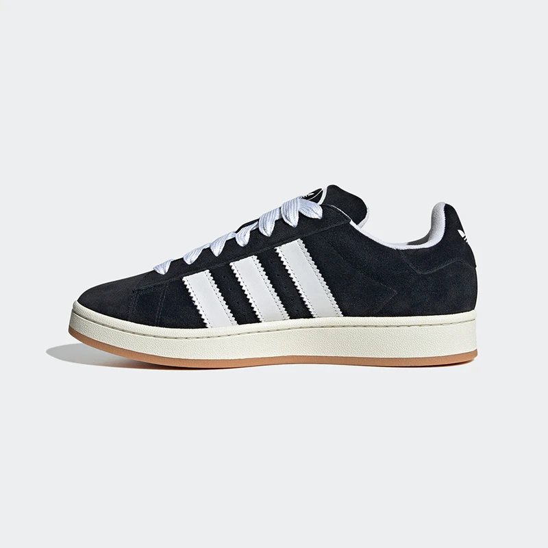 Adidas Campus Black White Suede Casual Sneakers