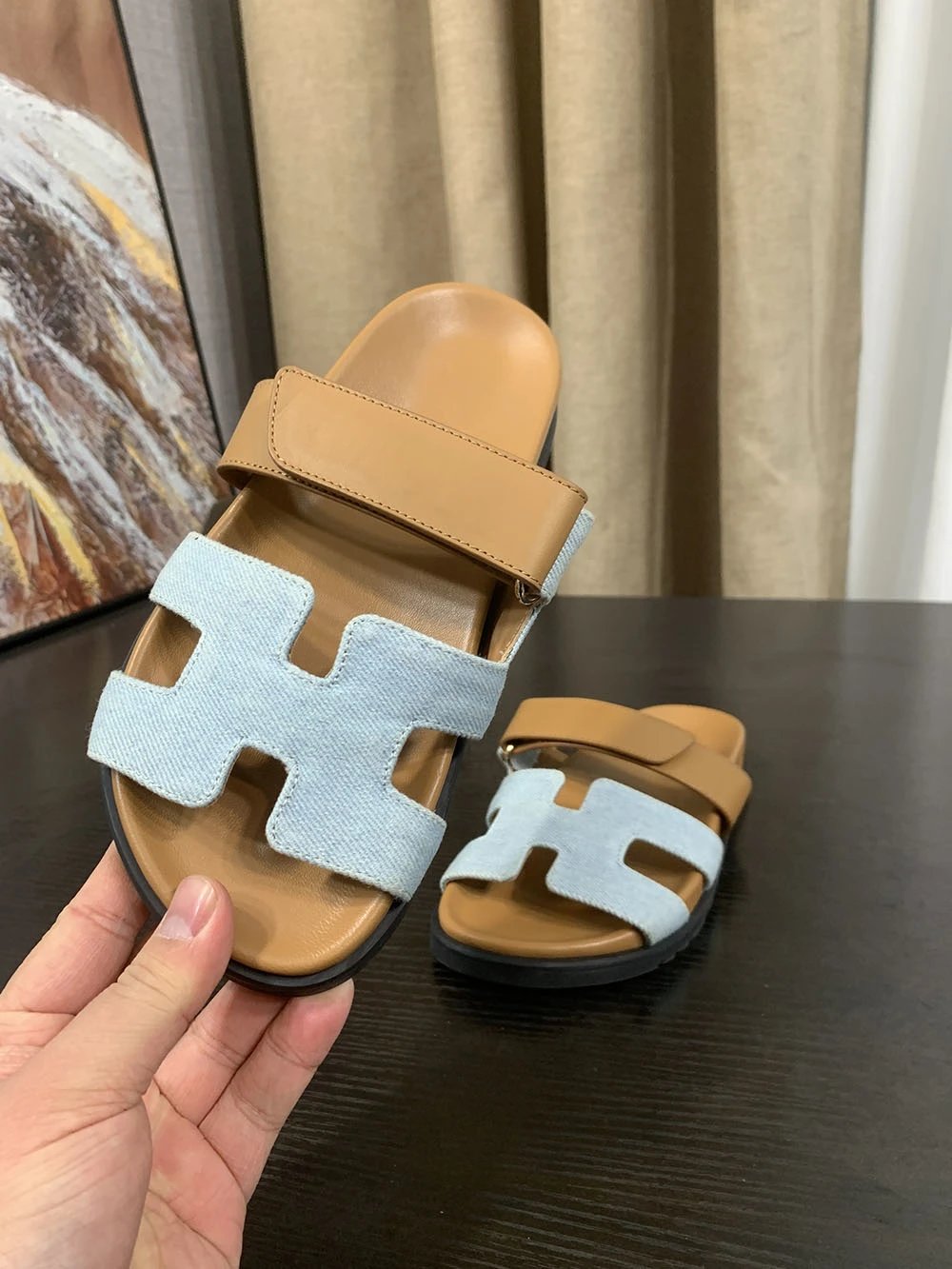 Hermès Color Matching Slippers photo 8