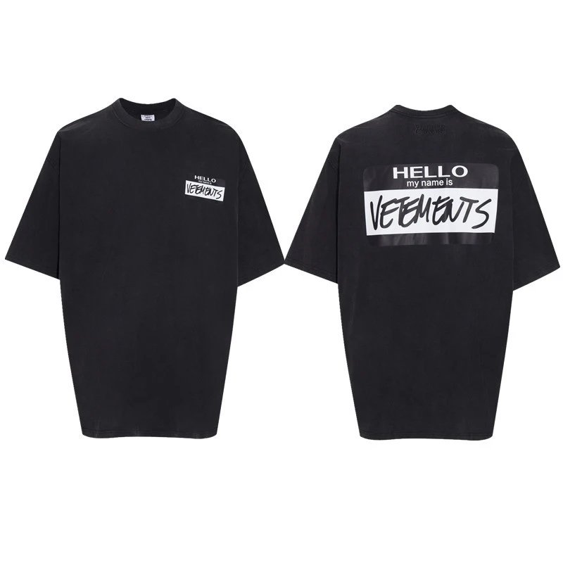 Vetements Black T-Sh