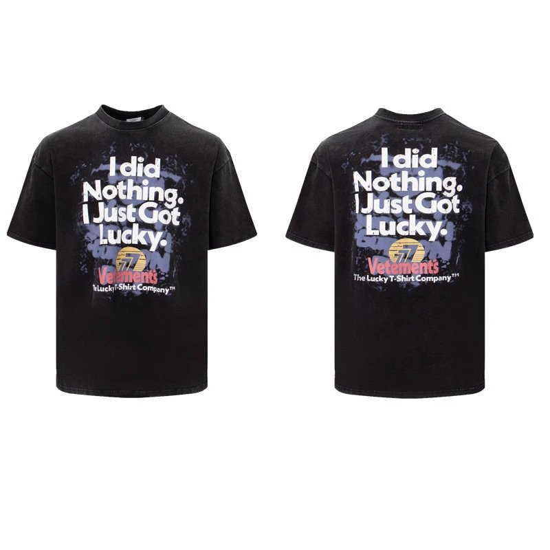 Vetements Black T-Sh