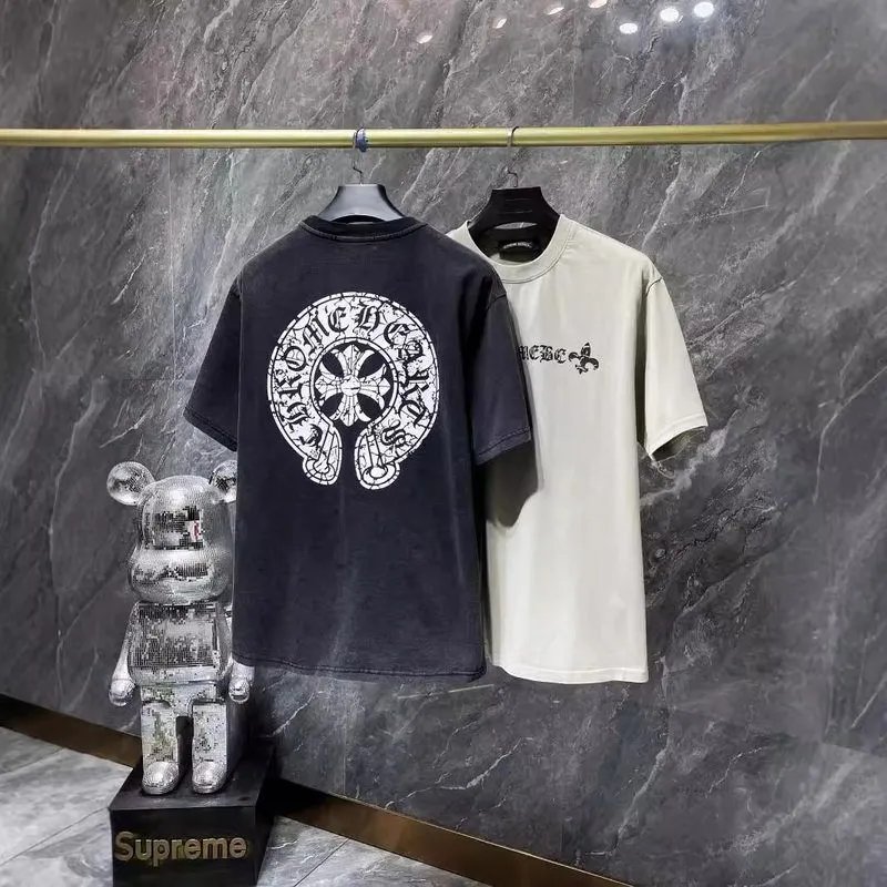 Chrome Hearts Black Graphic Print Streetwear T-Shirt