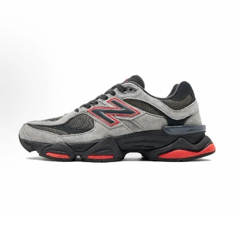 New Balance 2002R Gray Red Sneakers Chunky Sneakers
