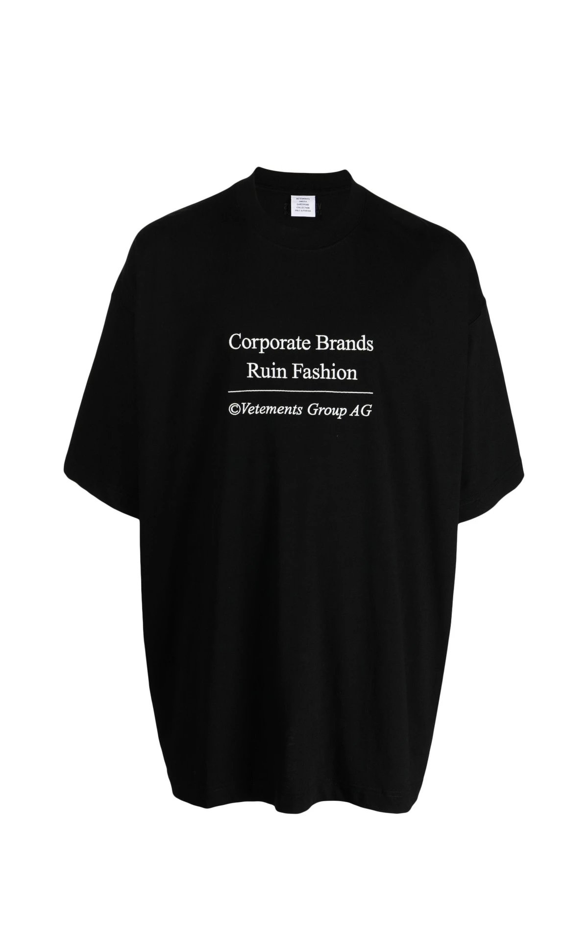 Vetements Black T-Sh