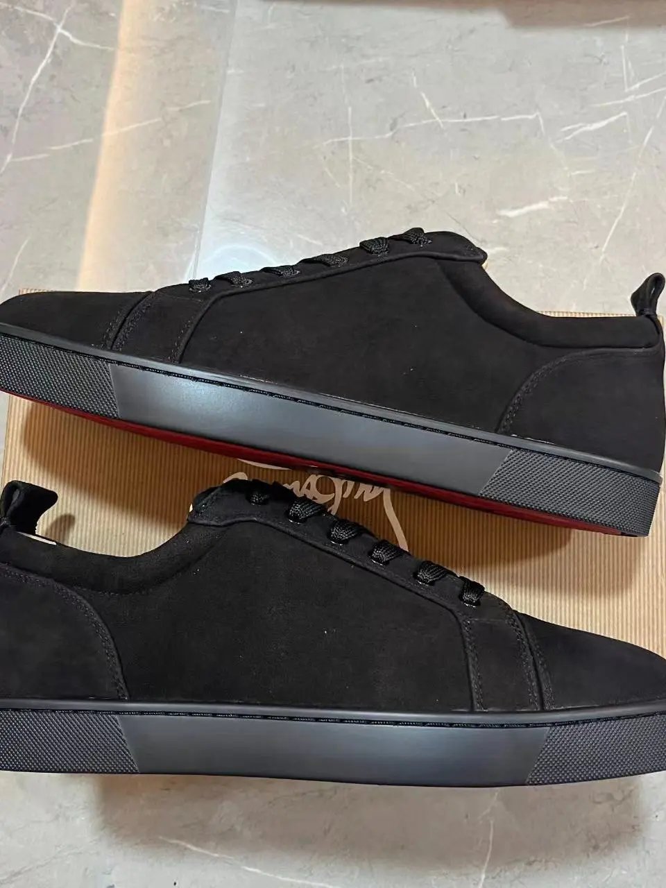 Christian Louboutin Embroidered Lace-Up Casual Sneaker photo 6