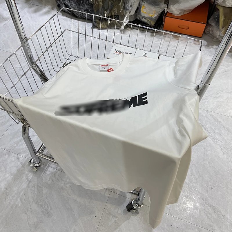Graphic Print White And Black Crewneck T-Shirt Collection