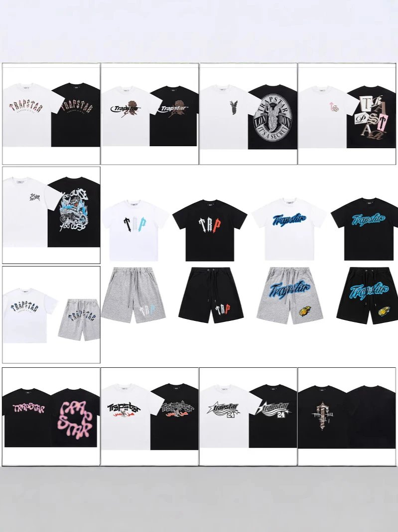 Trapstar Graphic Print White Black Streetwear T-Shirt