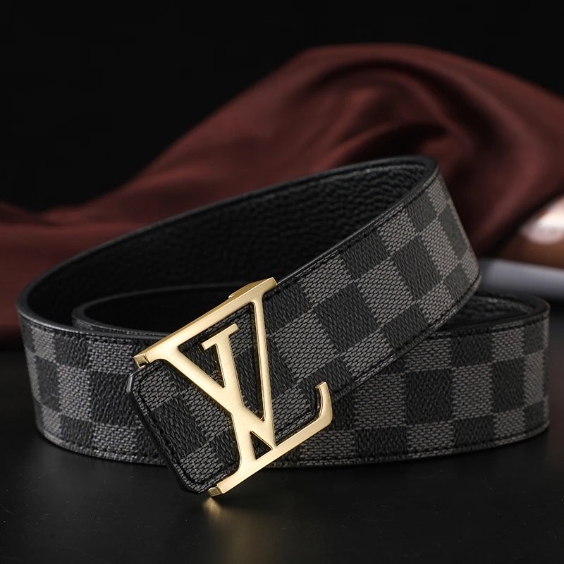 Men's Genuine Leather Business Belt photo 5