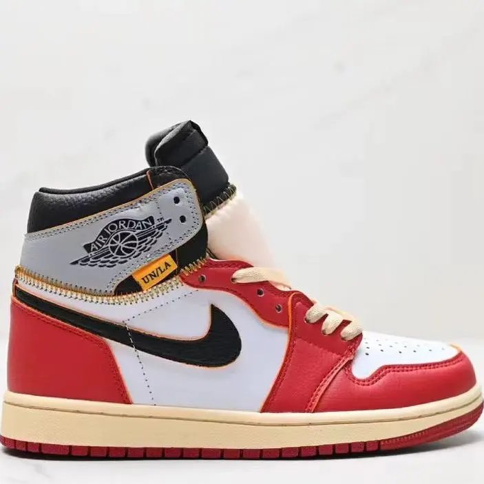 Nike Air Jordan 1 Royal Blue Black White High Top Sneakers