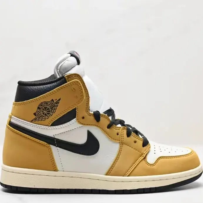 Nike Air Jordan 1 Royal Blue Black White High Top Sneakers