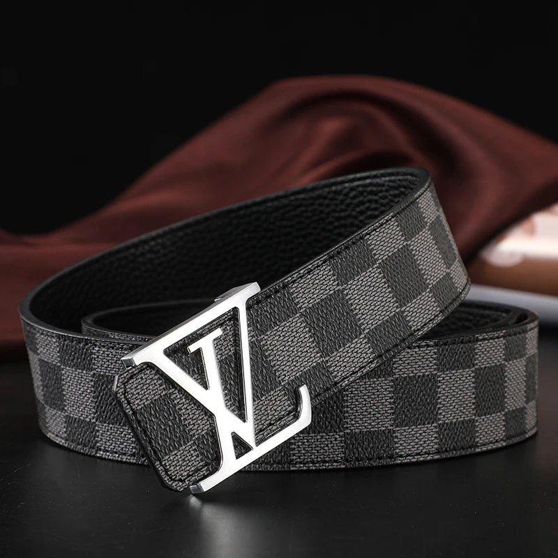 Men's Genuine Leather Business Belt photo 6