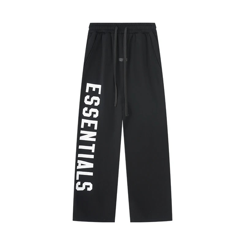 Essentials Trendy Casual Straight-Leg Fleece Trousers photo 3