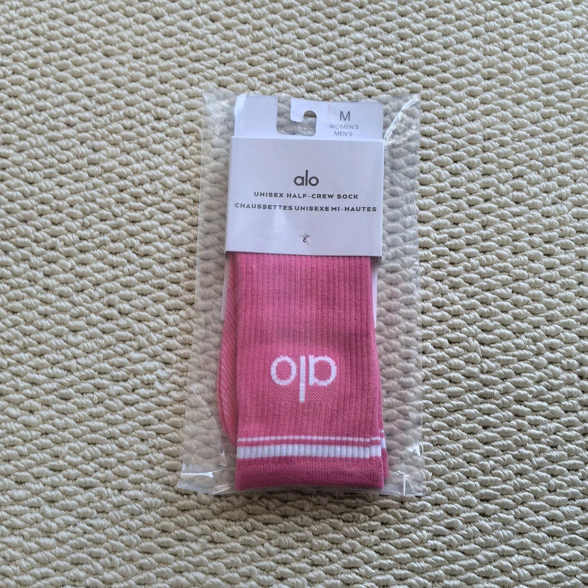 Alo Pink Unisex Half