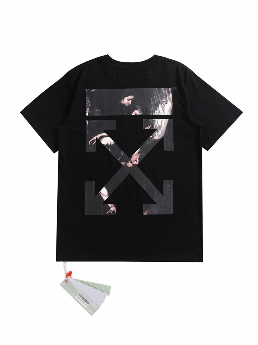 Off-White Arrow Print Black Graphic T-Shirt Collection