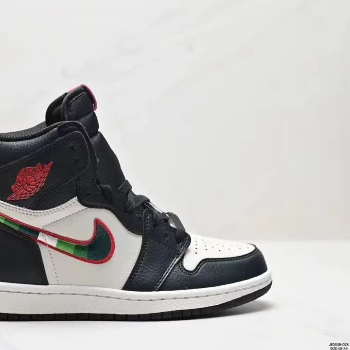 Nike Air Jordan 1 Royal Blue Black White High Top Sneakers