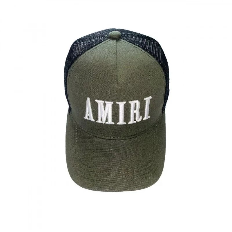 MM Logo Embroidered Mesh Trucker Cap Multicolor Streetwear