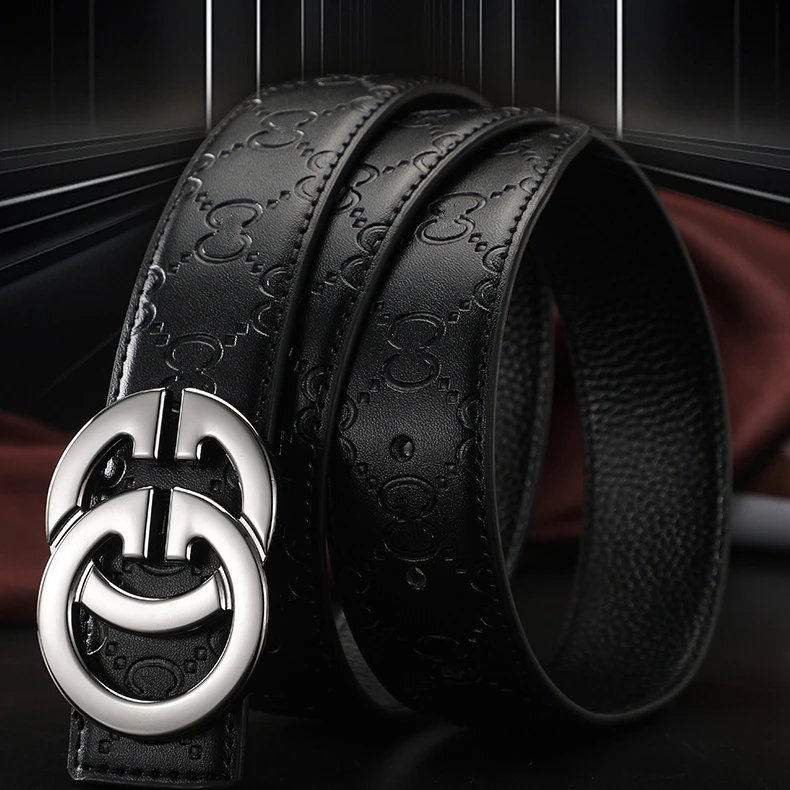 Luxury Designer Belt Collection Black Gray Crocodile Print H LV GG Buckle Belts