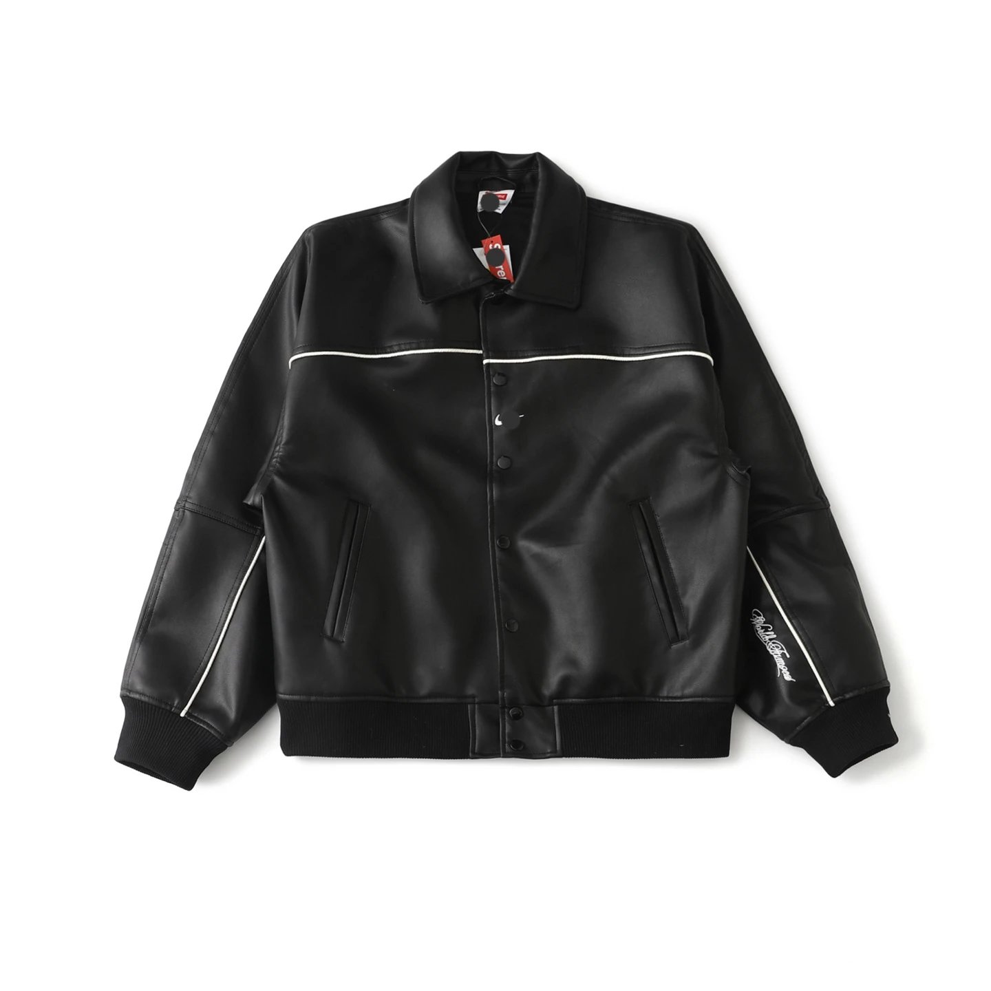 Nike Leather Jacket photo 2