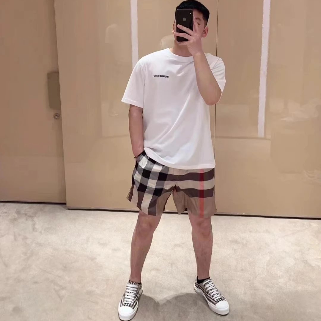Burberry Plaid Patchwork Shorts photo 7