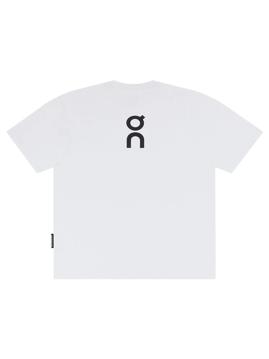 On Running Logo Black White Gray Olive Minimalist T-Shirt