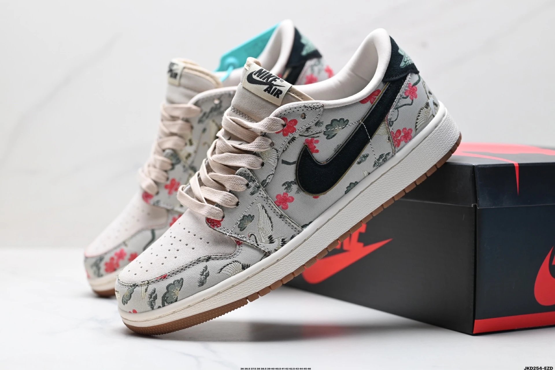 Nike Air Jordan 1 Low Grey Sneakers