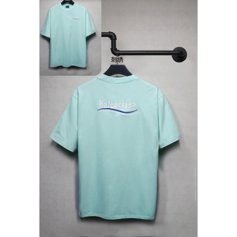 Balenciaga Coca-Cola Wave Pattern T-Shirt photo 6