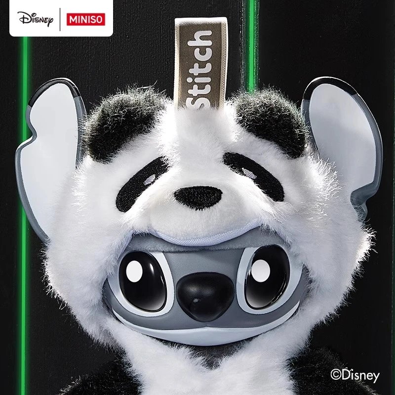 Disney Stitch Panda Costume Plush Keychain