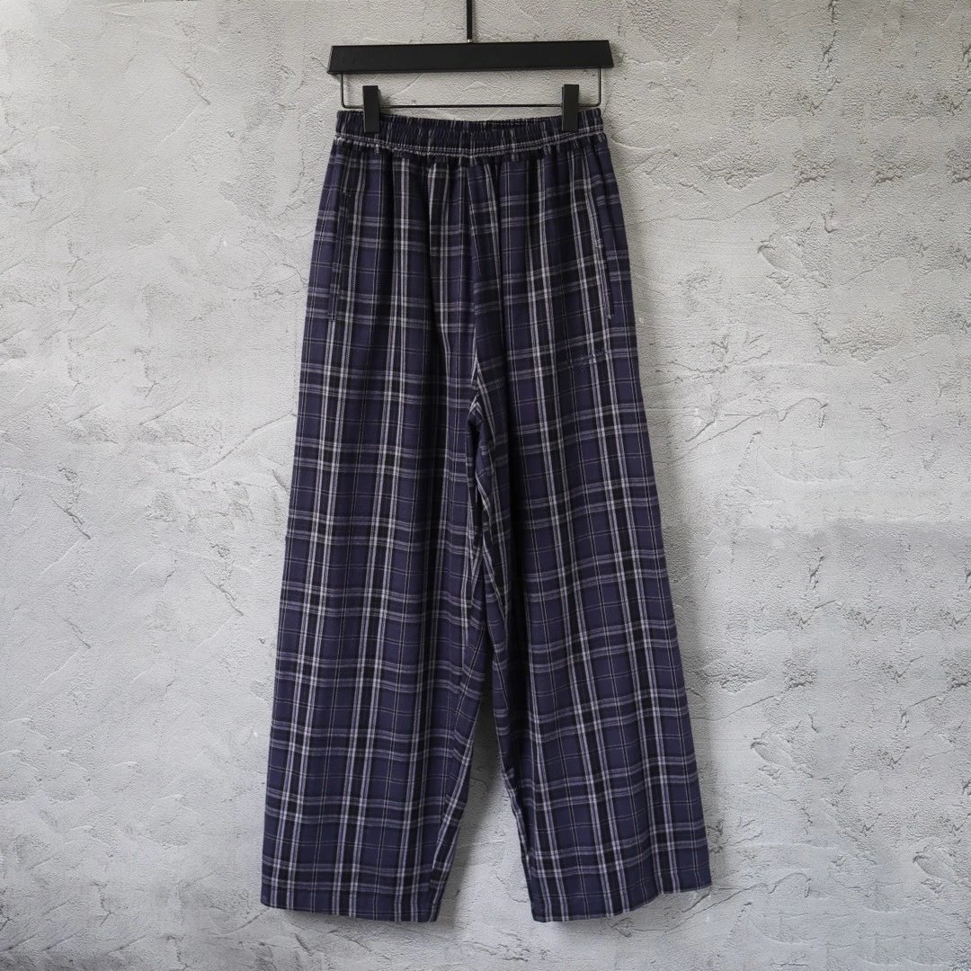 Uniqlo U Plaid Navy 