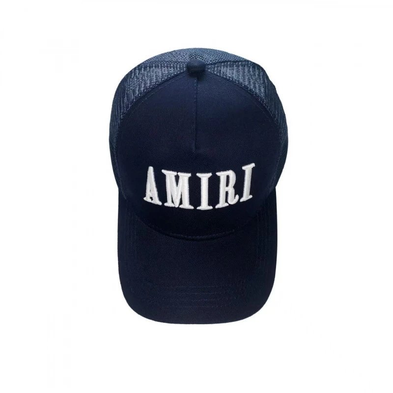 MM Logo Embroidered Mesh Trucker Cap Multicolor Streetwear