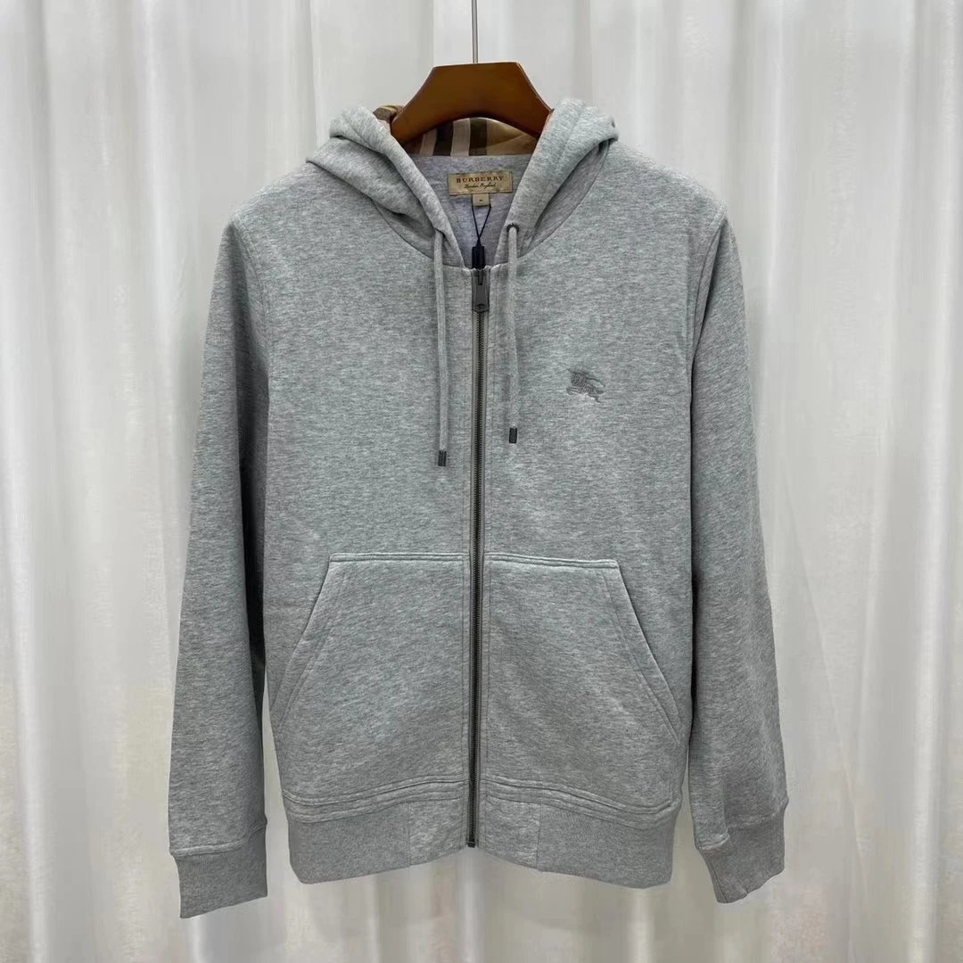 Burberry Men's Hooded Zip-Up Sweatshirt