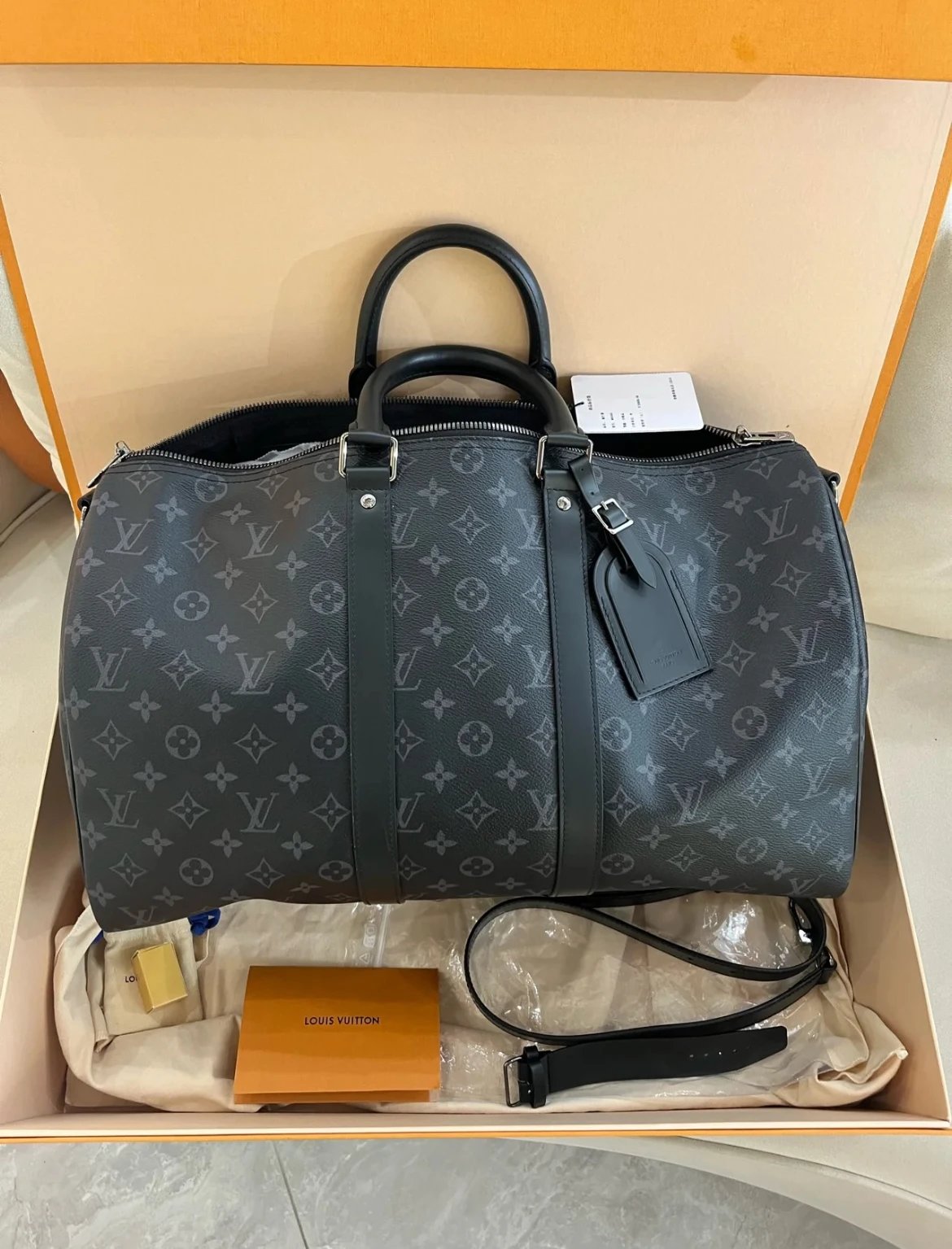 LV shoulder crossbody travel bag
