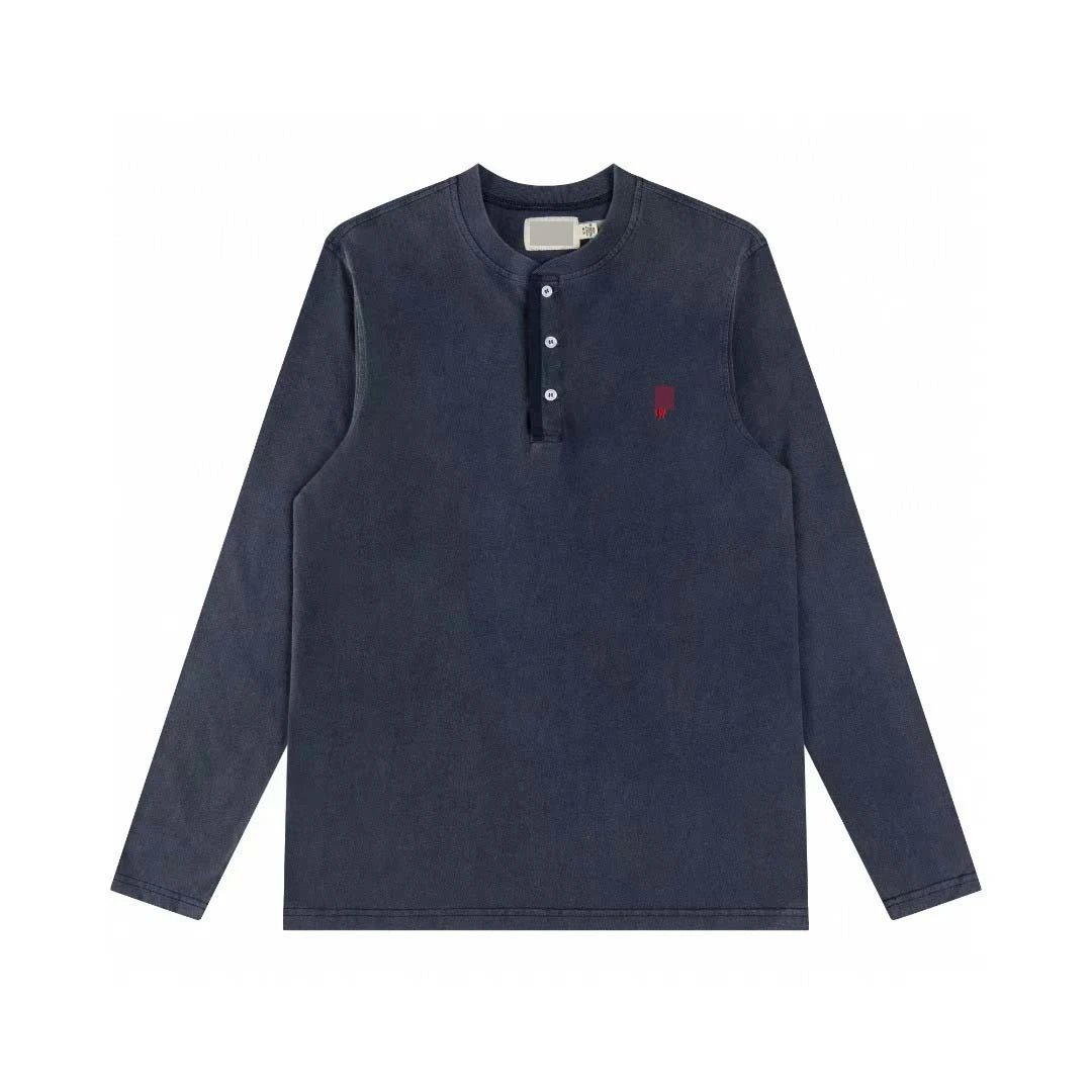 Polo Ralph Lauren White Classic Henley Long Sleeve Shirt
