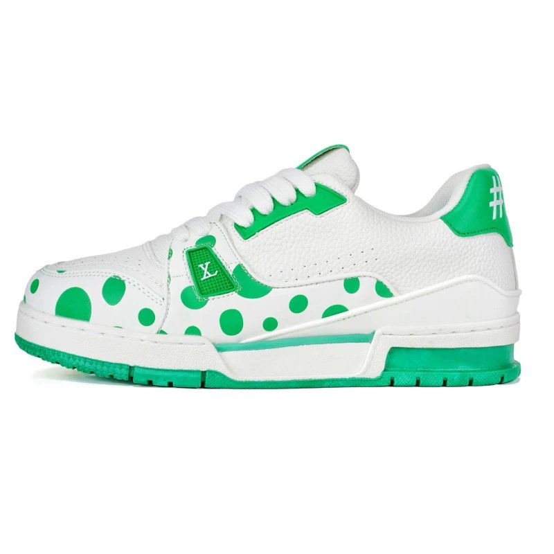XL White Green Sneak